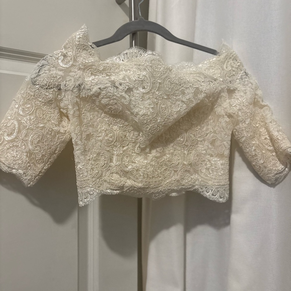 Elegant Lace Off-Shoulder Top